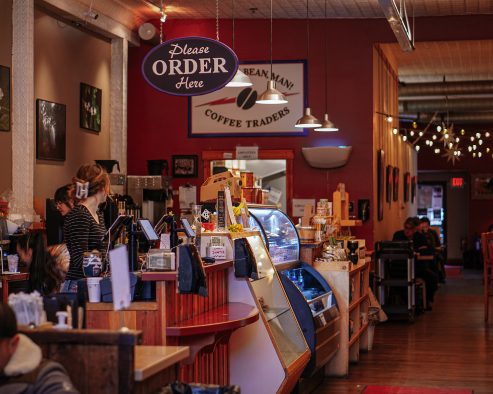 Downtown Whitefish Montana Coffee Traders