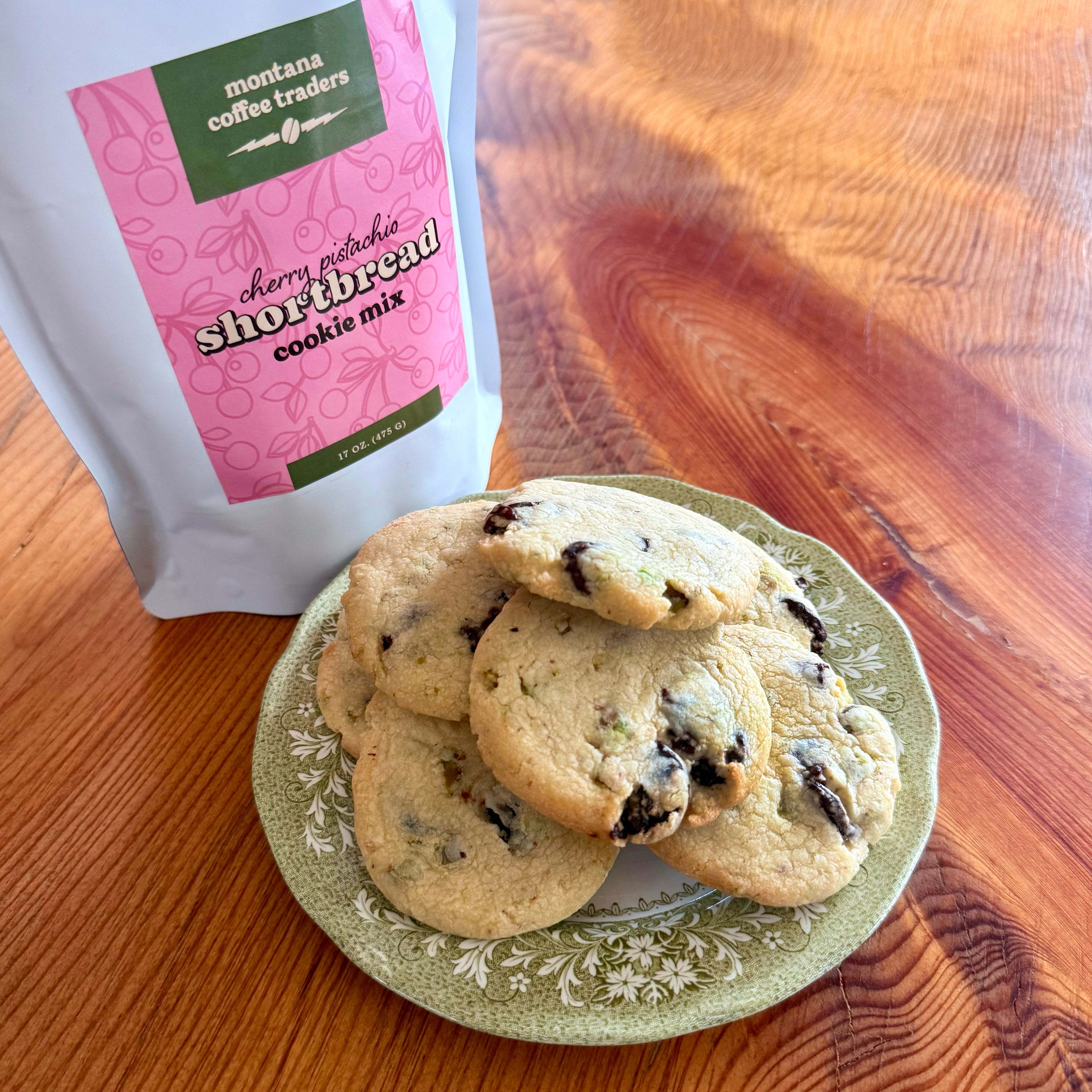 Montana Coffee Traders Cherry Pistachio Shortbread Cookie Mix